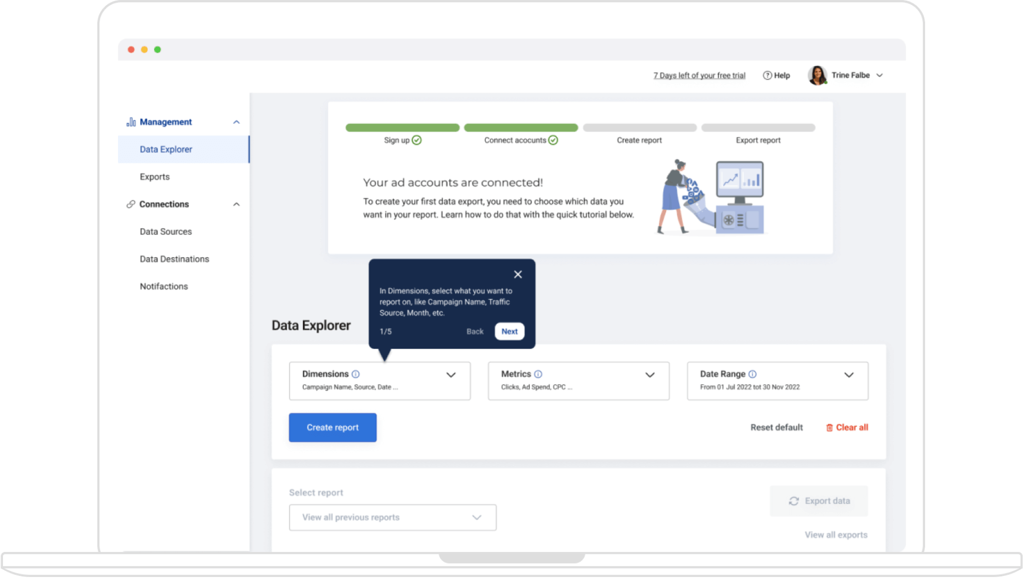 Description of the single image